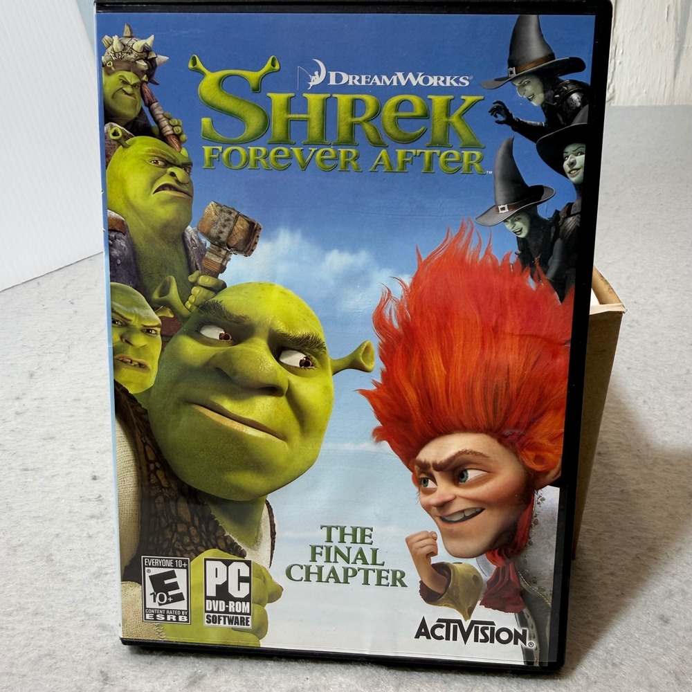 DreamWorks‎ Shrek Forever After PC Game The Final Chapter Activision